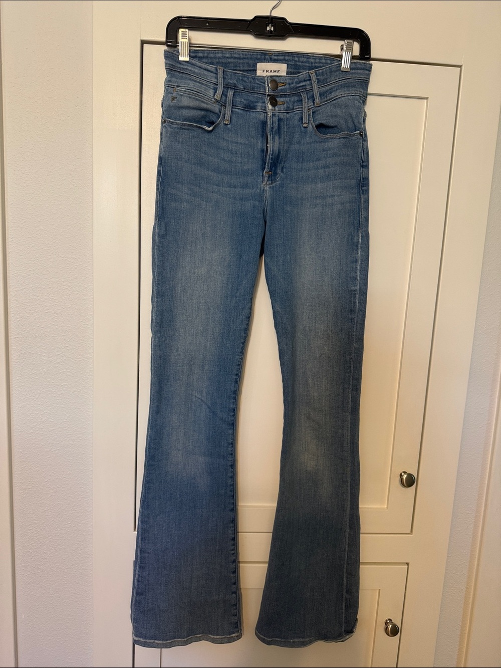 GUC Frame Denim le high flare Light Blue High-Rise Flare Jeans